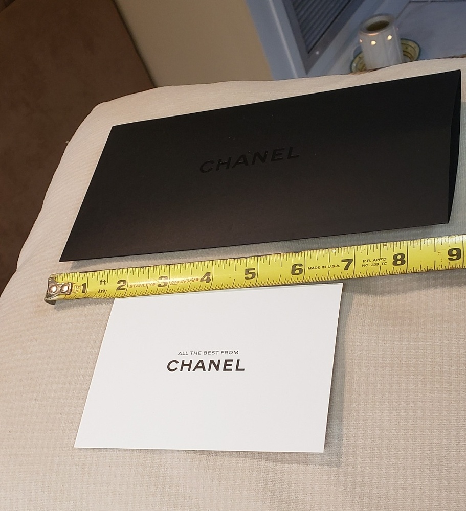Original Chanel new card with envelope